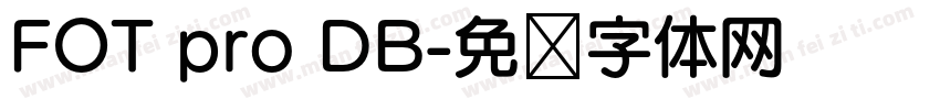 FOT pro DB字体转换
